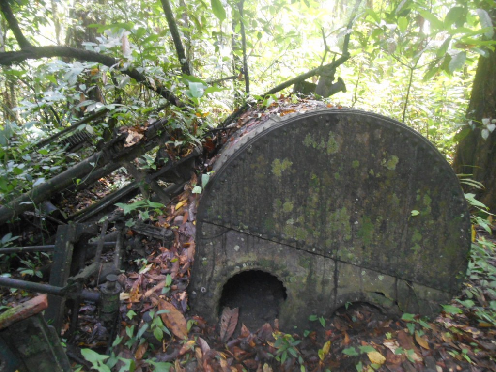 Remains of old mills.